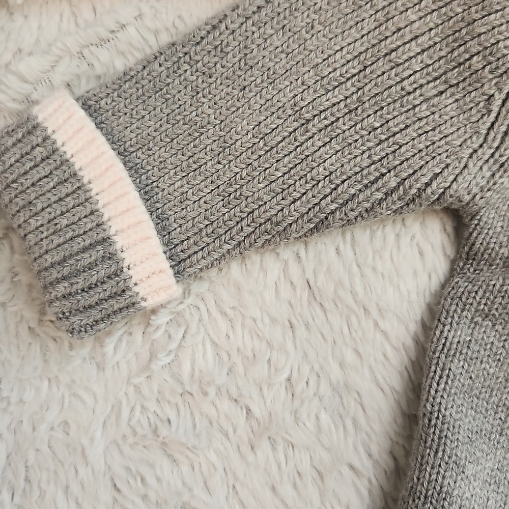 Jacadi Paris Grey & Soft Pink Knit 3 Piece Set - Picture 4 of 15